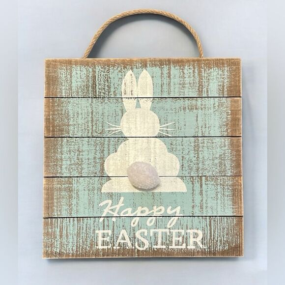 Rustic Easter Bunny Wall Decor - Picture 1 of 2